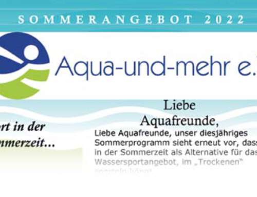 Sommerangebot 2022 – Sport in den Ferien