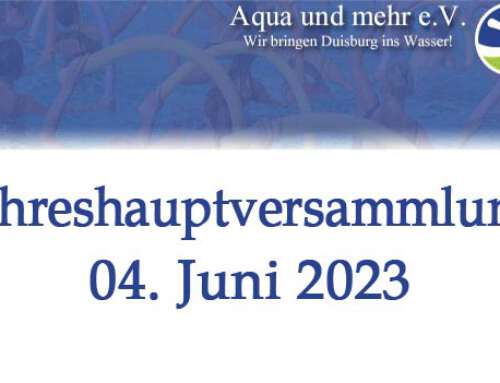 Jahreshauptversammlung 04. Juni 2023