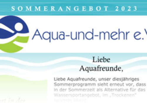 Sommerangebot 2023 – Sport in den Ferien
