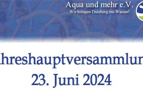 Jahreshauptversammlung 23.Juni 2024