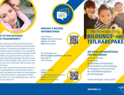 Info: Bildung und Teilhabe Paket